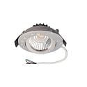 Projecteur encastr� DIONE IP44 RGB+3000K pivotant, RGBW, bloc d'alimentation exclusif IP44, gris clair gradable