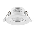Projecteur encastr� SURTUR TILT 68 CCT pivotant, CCT Switch IP20/IP44, blanche gradable