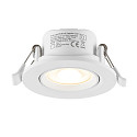 Projecteur encastr� SURTUR TILT 68 CCT pivotant, CCT Switch IP20/IP44, blanche gradable
