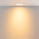 Projecteur encastr� SURTUR TILT 83 CCT pivotant, CCT Switch IP20/IP44, blanche gradable