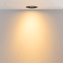 Deko-Light Projecteur encastr� SURTUR TILT 83 CCT pivotant, CCT Switch IP20/IP44, noir gradable