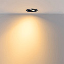 Deko-Light Projecteur encastr� SURTUR TILT 83 CCT pivotant, CCT Switch IP20/IP44, noir gradable