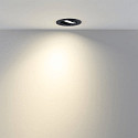 Deko-Light Projecteur encastr� SURTUR TILT 83 CCT pivotant, CCT Switch IP20/IP44, noir gradable