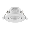 Projecteur encastr� SURTUR TILT 68 DTW pivotant, Dim-To-Warm IP20/IP44, blanche gradable