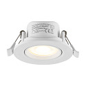 Projecteur encastr� SURTUR TILT 68 DTW pivotant, Dim-To-Warm IP20/IP44, blanche gradable
