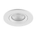 Projecteur encastr� SURTUR TILT 68 DTW pivotant, Dim-To-Warm IP20/IP44, blanche gradable
