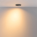 Deko-Light Projecteur encastr� SURTUR TILT 68 DTW pivotant, Dim-To-Warm IP20/IP44, noir gradable