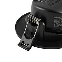 Deko-Light Projecteur encastr� SURTUR TILT 68 DTW pivotant, Dim-To-Warm IP20/IP44, noir gradable