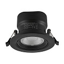Projecteur encastr� SURTUR TILT 83 DTW pivotant, Dim-To-Warm IP20/IP44, noir gradable