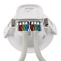 downlight ACRUX PRO 68 rigid, CCT Switch, UGR < 19 IP20/ IP54, glossy, white dimmable