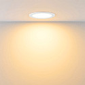 downlight ACRUX PRO 120 rigid, CCT Switch, UGR < 19, multipower IP20/ IP54, glossy, white dimmable