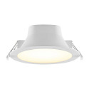 downlight ACRUX PRO 145 rigid, CCT Switch, UGR < 19, multipower IP20/ IP54, glossy, white dimmable
