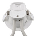 downlight ACRUX PRO 190 rigid, CCT Switch, UGR < 19, multipower IP20/ IP54, glossy, white dimmable