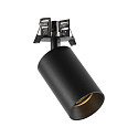 Deko-Light Projecteur encastr� CAN TILT ROUND SINGLE � 1 flamme, rond, pivotant � la cardan GU10 IP20, noir