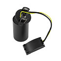 Deko-Light Projecteur encastr� CAN TILT ROUND SINGLE � 1 flamme, rond, pivotant � la cardan GU10 IP20, noir