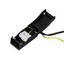 Deko-Light Projecteur encastr� CAN TILT ROUND SINGLE � 1 flamme, rond, pivotant � la cardan GU10 IP20, noir
