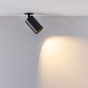 Deko-Light Projecteur encastr� CAN TILT ROUND SINGLE � 1 flamme, rond, pivotant � la cardan GU10 IP20, noir