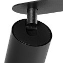 Deko-Light Projecteur encastr� CAN TILT ROUND DOUBLE � 2 flammes, rond, pivotant � la cardan GU10 IP20, noir