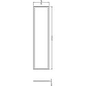 pendant luminaire EVENT-PANEL TRANSPARENT RGBNW up / down, dimmable, RGBW IP20, clear, black, transparent dimmable