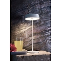 Lampe de table � accu MIRAM HEAD + TABLE STAND lot de 1, avec variateur tactile, fixation magn�tique IP54, blanche gradable