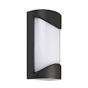 Luminaire mural d�ext�rieur GRUMIUM ROUND I rond, commutable IP54, gris fonc�, satin�, blanche 