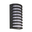 Luminaire mural d�ext�rieur GRUMIUM ROUND III rond, commutable IP54, gris fonc�, satin�, blanche 