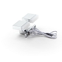Deko-Light Luminaires pour meuble AYLEEN II � 2 flammes IP20, chrome, blanche