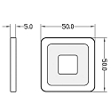 Deko-Light Luminaires pour meuble PATY angulaire IP20, argent