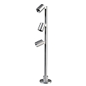 Display luminaire HERCULIS TRIPLE, 9V DC, 350 mA, 3W, 3000K, silver