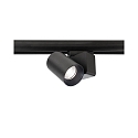 Projecteur triphas� NIHAL MINI adaptateur triphas� inclus IP20, noir  gradable