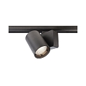 Projecteur triphas� NIHAL adaptateur triphas� inclus IP20, noir  gradable