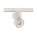 Deko-Light Projecteur triphas� UNI II TILT adaptateur triphas� inclus, conducteur inclus, pivotant � la cardan IP20, blanche gradable