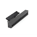 Deko-Light Projecteur triphas� ALNITAK rotatif, constante de tension, inclinable, avec optique de lentille IP20, d�gager, noir 