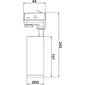Deko-Light 3-phase spot LUCEA 10 IP20, transparent, white dimmable