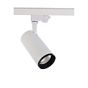 Projecteur triphas� LUCEA 15 IP20, transparent, blanc trafic gradable