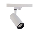 Projecteur triphas� LUCEA 20 IP20, transparent, blanc trafic gradable
