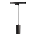 Projecteur triphas� LUCEA 20 IP20, transparent, noir profond gradable