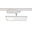 3-phase spot PANEL TRACK LIGHT IP20, milky, traffic white