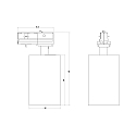 Deko-Light 1-Projecteur monophas� CAN pivotant � la cardan GU10 IP20, noir