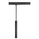 1- Luminaire � suspension monophas� SLIM IP20, noir profond gradable