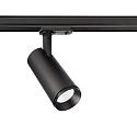 1-Projecteur monophas� LUCEA TILT IP20, noir profond gradable