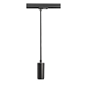 1- Luminaire � suspension monophas� LUCEA IP20, noir profond gradable