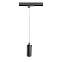 1- Luminaire � suspension monophas� LUCEA IP20, noir profond gradable