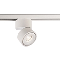1-Projecteur monophas� UNI II MINI TILT adaptateur monophas� inclus, conducteur inclus, pivotant � la cardan IP20