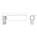 1-Projecteur monophas� SLIM DIM r�glable, UGR < 19 IP20, blanche gradable