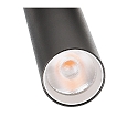 Deko-Light Projecteur triphas� SLIM cylindrique, r�glable, UGR < 19 IP20, noir profond gradable
