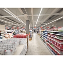 Luminaire triphas� LINEAR PRO 120 contr�lable par DALI, CCT Switch, multipower IP20, blanc trafic gradable