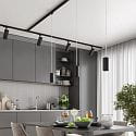 Deko-Light 3-phase pendant luminaire LUCEA 10 CCT DALI controllable IP20, black dimmable