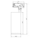 Deko-Light 3-phase spot LUCEA 40 TILT DALI controllable IP20, black dimmable
