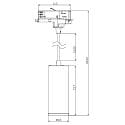 Luminaire suspendu triphas� LUCEA 10 contr�lable par DALI IP20